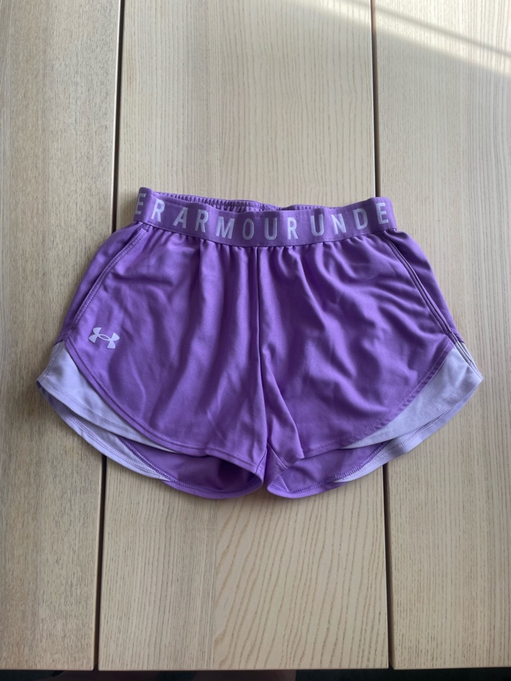 Under Armour Women's Purple Athletic Shorts xs ladies Under Armour shorts